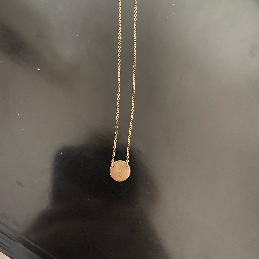 letter s necklace